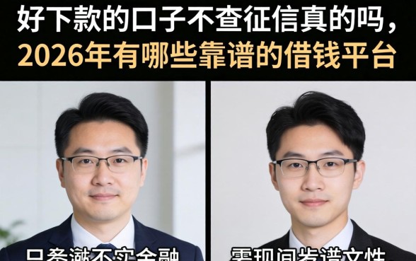 好下款的口子不查征信真的吗,2026年有哪些靠谱的借钱平台 2026年有哪些靠谱的借钱平台