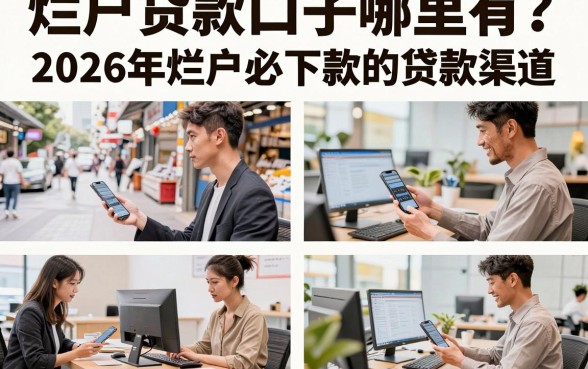 烂户贷款口子哪里有？揭秘2026年烂户必下款的贷款渠道