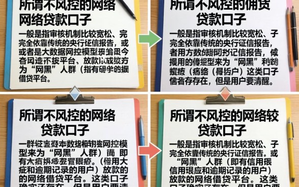 不风控的网黑贷款口子真的有吗？哪里能找到不看征信的黑户贷款？