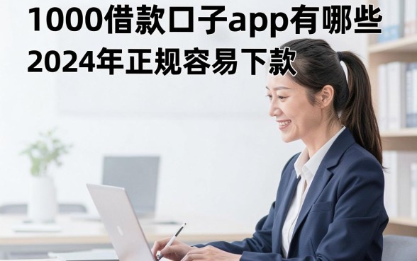 1000借款口子app有哪些,2024年正规容易下款的推荐