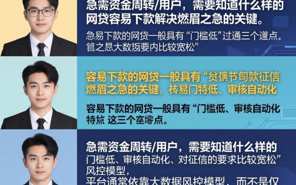 什么样的网贷容易下款，有哪些正规平台审核快秒通过