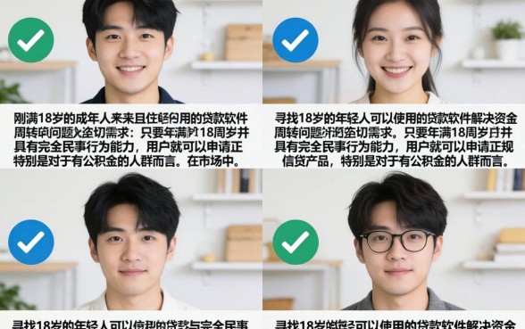 18岁能过的贷款软件有哪些？正规靠谱的借款平台推荐