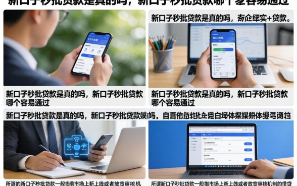 新口子秒批贷款是真的吗,新口子秒批贷款哪个容易通过