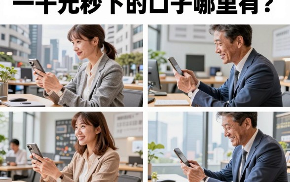 一千元秒下的口子哪里有？2026靠谱秒下款平台推荐
