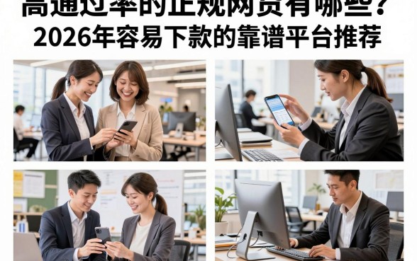 高通过率的正规网贷有哪些?2026年容易下款的靠谱平台推荐