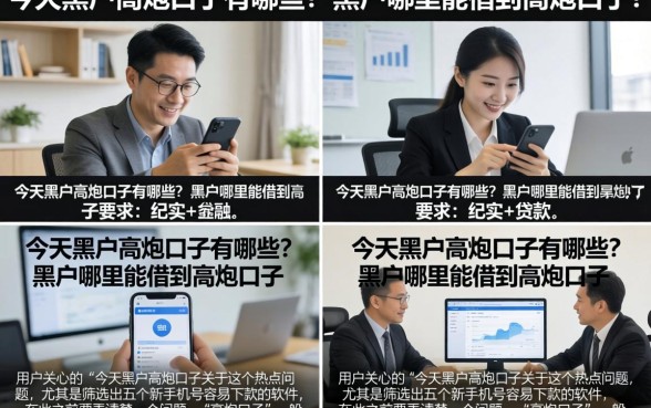 今天黑户高炮口子有哪些?黑户哪里能借到高炮口子?
