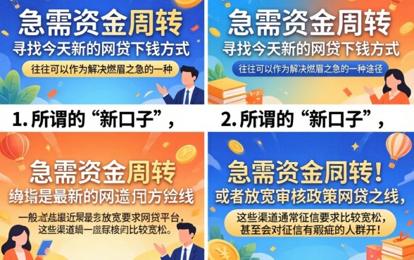 今天网贷下钱的新口子有哪些？盘点2024年最新下款快的网贷平台