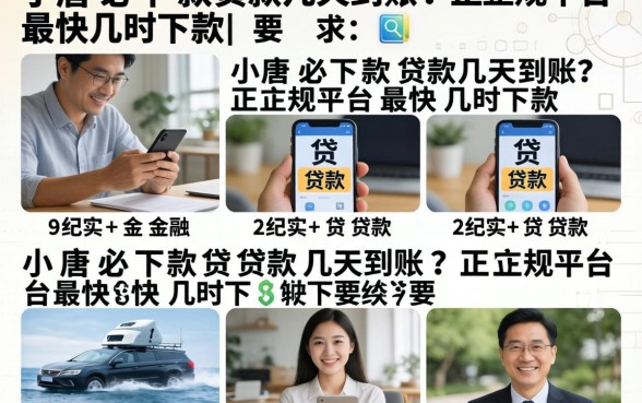 小唐必下款贷款几天到账？正规平台最快几时下款