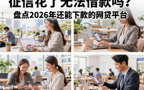 征信花了无法借款吗?盘点2026年还能下款的网贷平台