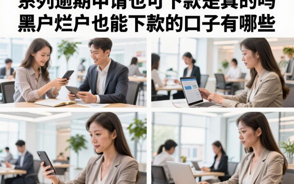 系列逾期申请也可下款是真的吗，黑户烂户也能下款的口子有哪些