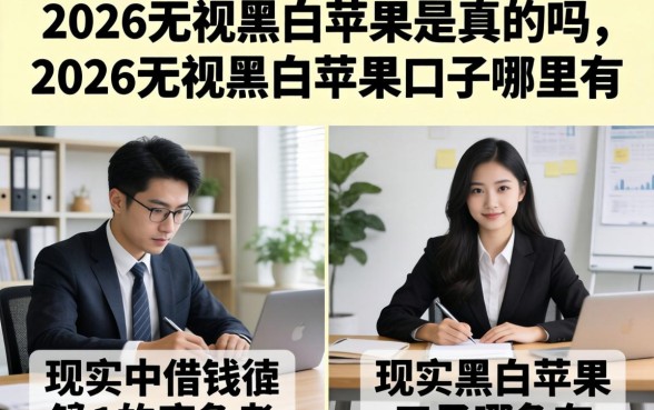 2026无视黑白苹果是真的吗，2026无视黑白苹果口子哪里有