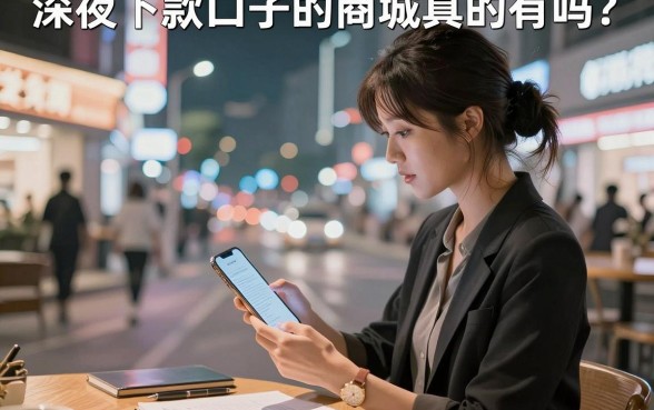 深夜下款口子的商城真的有吗?盘点几个靠谱的深夜下款商城