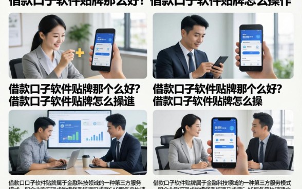 借款口子软件贴牌哪家好？借款口子软件贴牌怎么操作