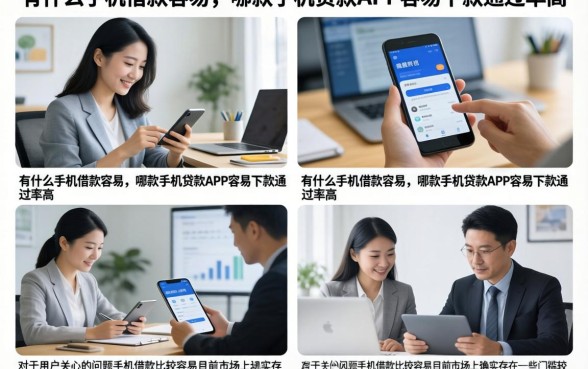 有什么手机借款容易,哪款手机贷款APP容易下款通过率高