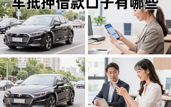 车抵押借款口子有哪些?不看征信秒下款的正规平台推荐