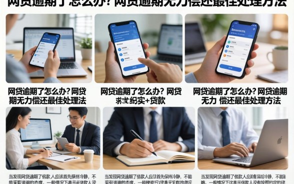 网贷逾期了怎么办？网贷逾期无力偿还最佳处理方法