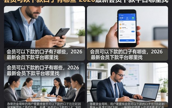 会员可以下款的口子有哪些,2026最新会员下款平台哪里找