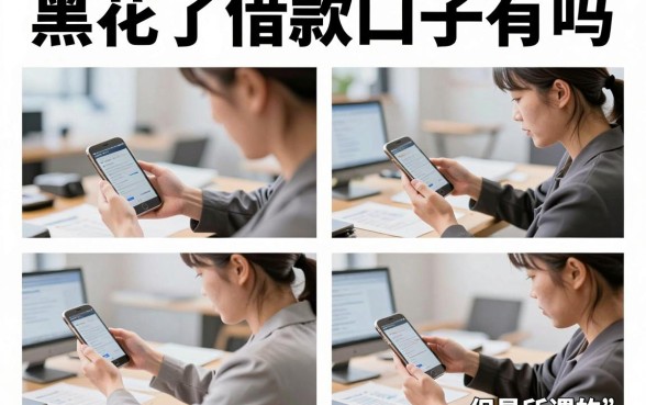 黑花了借款口子有吗,黑户花户哪里能贷款?