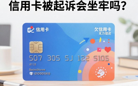 信用卡被起诉会坐牢吗?欠信用卡无力偿还被起诉后果是什么