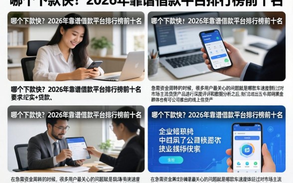 哪个下款快?2026年靠谱借款平台排行榜前十名