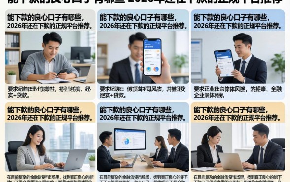 能下款的良心口子有哪些,2026年还在下款的正规平台推荐