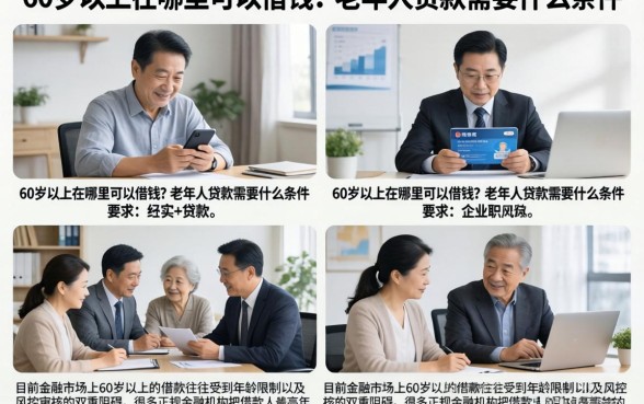 60岁以上在哪里可以借钱？老年人贷款需要什么条件