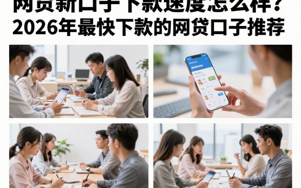 网贷新口子下款速度怎么样？2026年最快下款的网贷口子推荐