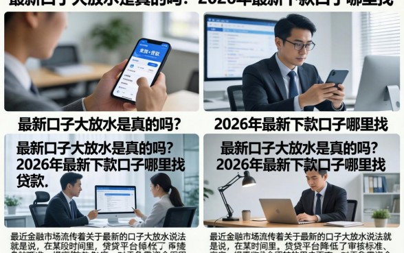 最新口子大放水是真的吗？2026年最新下款口子哪里找？