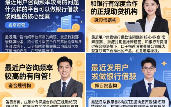 什么平台口子做银行借款?正规靠谱的银行贷款平台有哪些