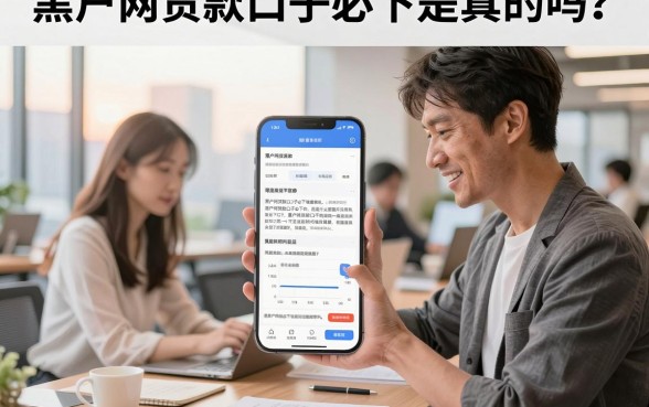 黑户网贷款口子必下是真的吗？哪里有黑户能下款的贷款平台？