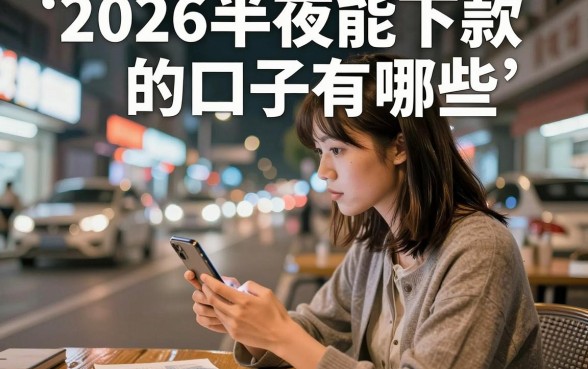 2026半夜能下款的口子有哪些，深夜急用钱哪里可以快速贷