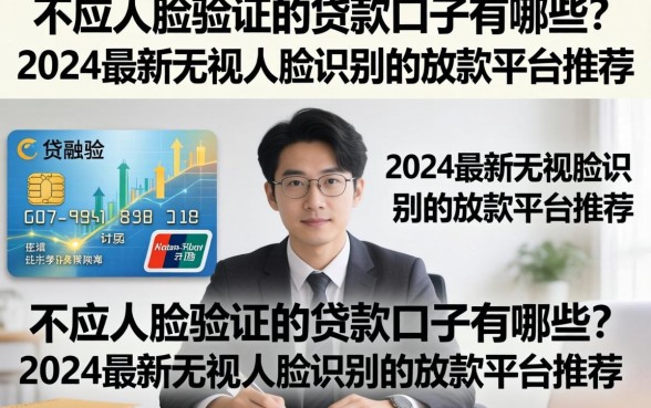 不应人脸验证的贷款口子有哪些?2024最新无视人脸识别的放款平台推荐