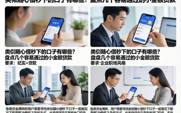 类似随心借秒下的口子有哪些?盘点几个容易通过的小额贷款