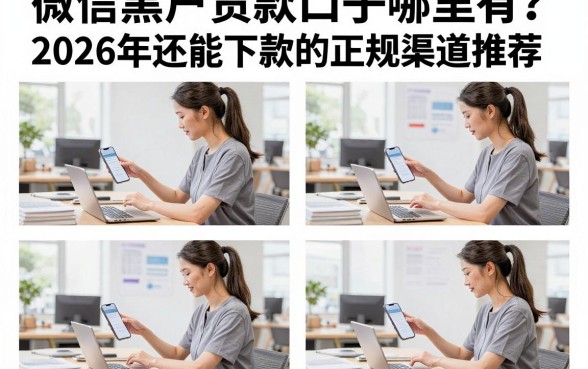微信黑户贷款口子哪里有？2026年还能下款的正规渠道推荐