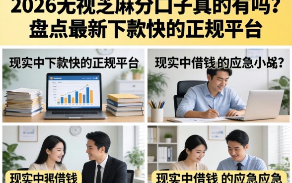 2026无视芝麻分的口子真的有吗？盘点最新下款快的正规平台