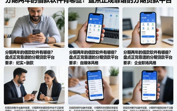 分期两年的借款软件有哪些？盘点正规靠谱的分期贷款平台