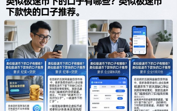 类似极速币下的口子有哪些？类似极速币下款快的口子推荐
