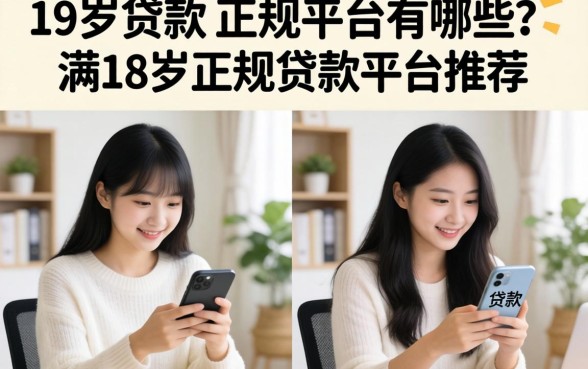 19岁贷款的正规平台有哪些？满18岁正规贷款平台推荐
