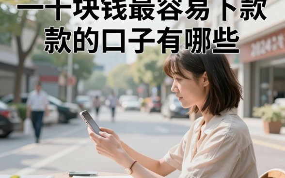 一千块钱最容易下款的口子有哪些，2024正规小额贷款秒批推荐