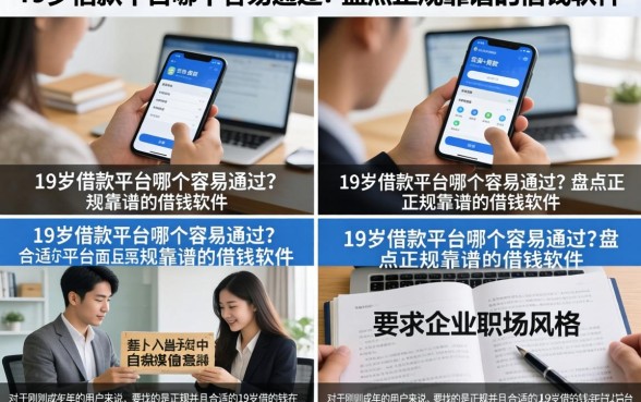 19岁借款平台哪个容易通过？盘点正规靠谱的借钱软件