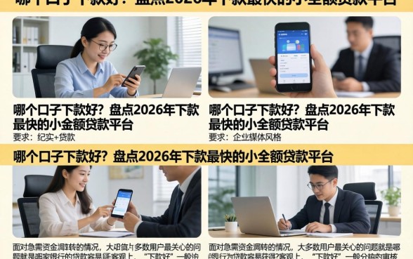 哪个口子下款好？盘点2026年下款最快的小额贷款平台