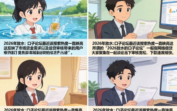 2026放水的口子论坛哪里找？分享最新靠谱的借钱论坛推荐