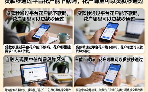 贷款秒通过平台花户能下款吗，花户哪里可以贷款秒通过