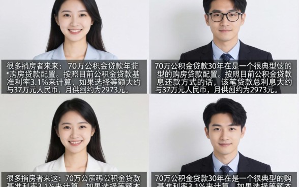 70万公积金贷款30年利息多少？提前还款划算吗