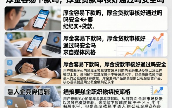 厚金容易下款吗，厚金贷款审核好通过吗安全吗