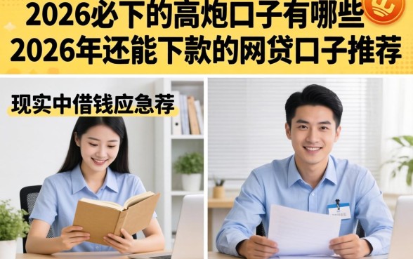 2026必下的高炮口子有哪些，2026年还能下款的网贷口子推荐