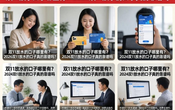 双11放水的口子哪里有？2026双11放水的口子真的靠谱吗？