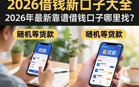 2026借钱新口子大全，2026年最新靠谱借钱口子哪里找？