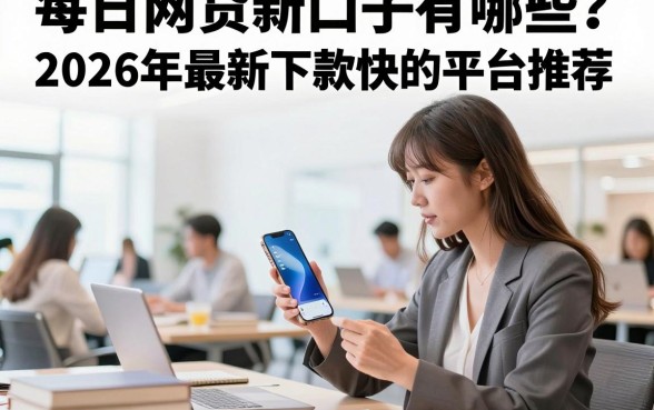 每日网贷新口子有哪些？2026年最新下款快的平台推荐