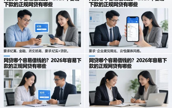 网贷哪个容易借钱的?2026年容易下款的正规网贷有哪些?